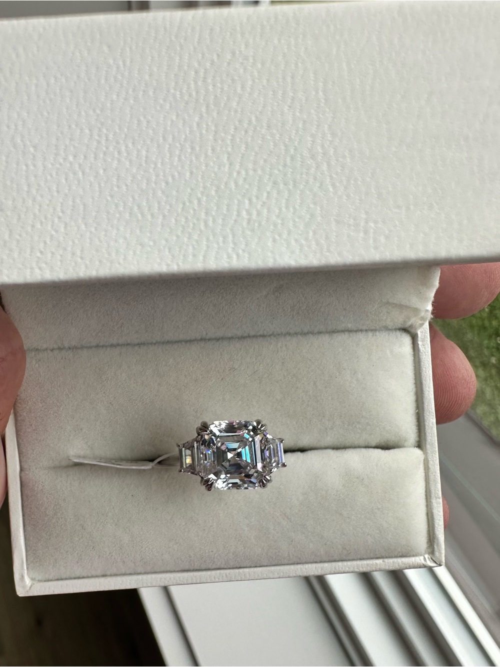 Maxine Ascher Cut 3 Stone Ring